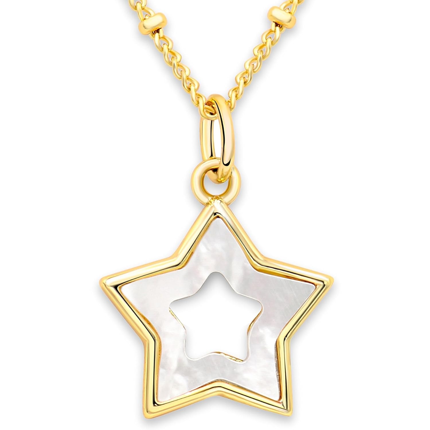 Star Necklace For Women | Mother Of Pearl Necklace