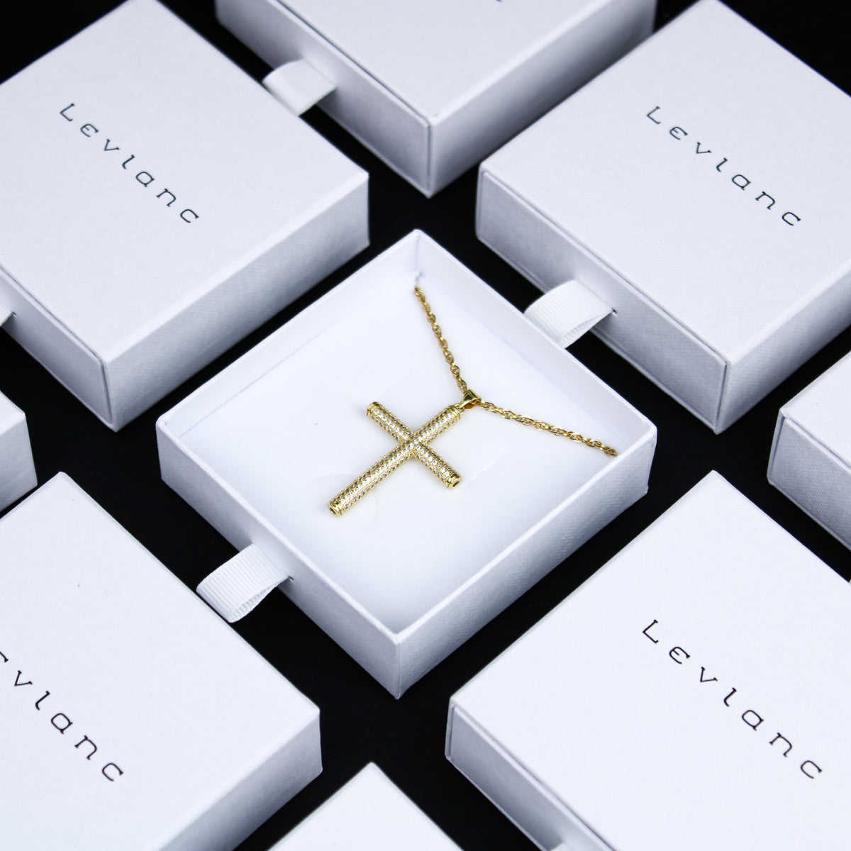Stainless steel cross necklace women