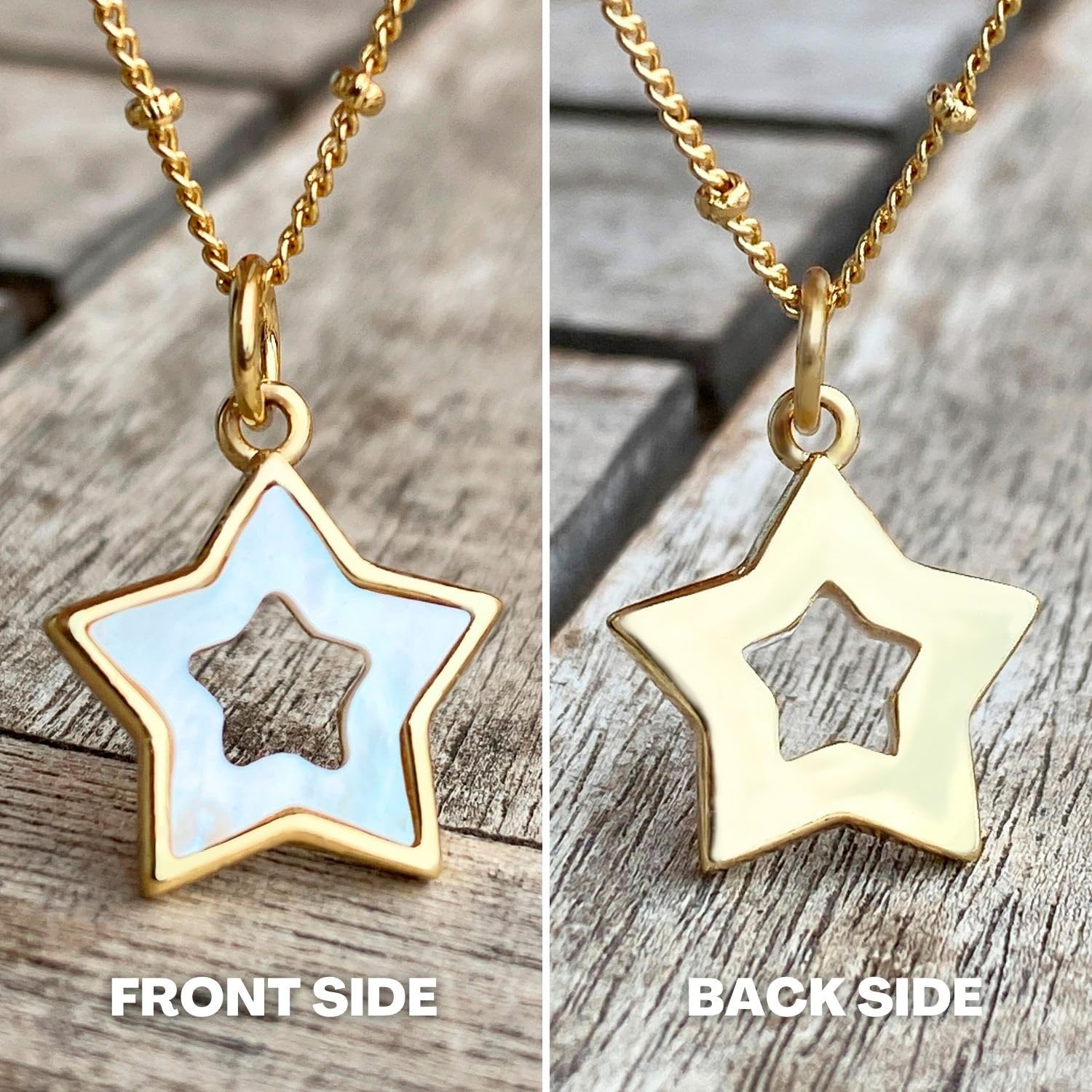 Star Necklace For Women | Mother Of Pearl Necklace
