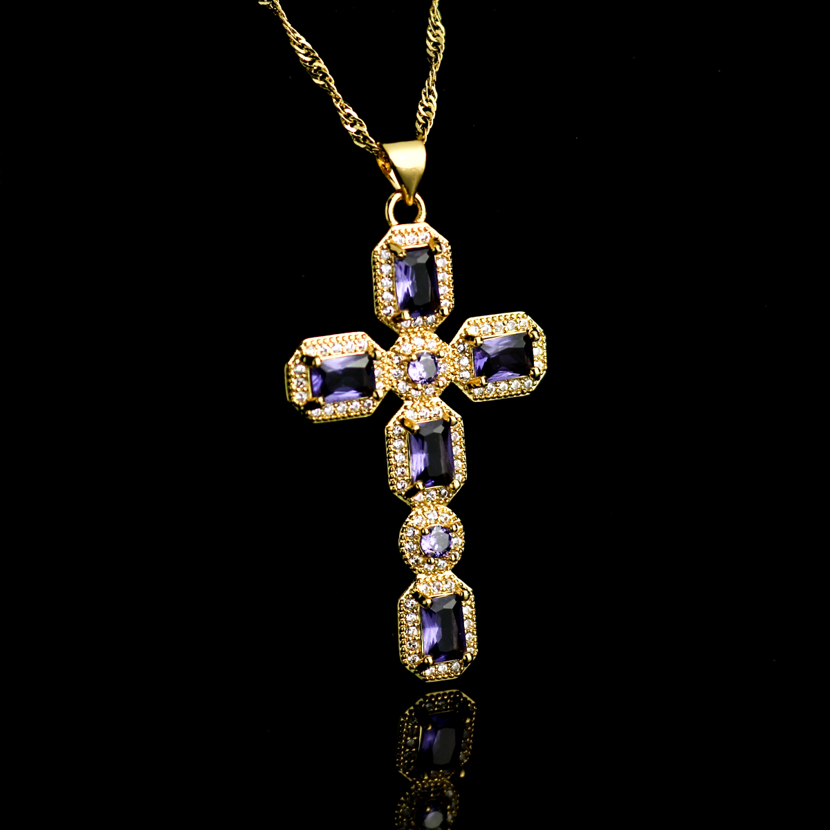 Collar de cruz para mujer | Cross Royal